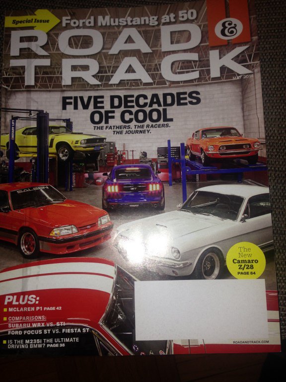 Motor Trend magazine May 2014
