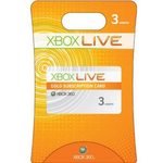 5 - 3 Months Microsoft Xbox 360 Live Subscription Card