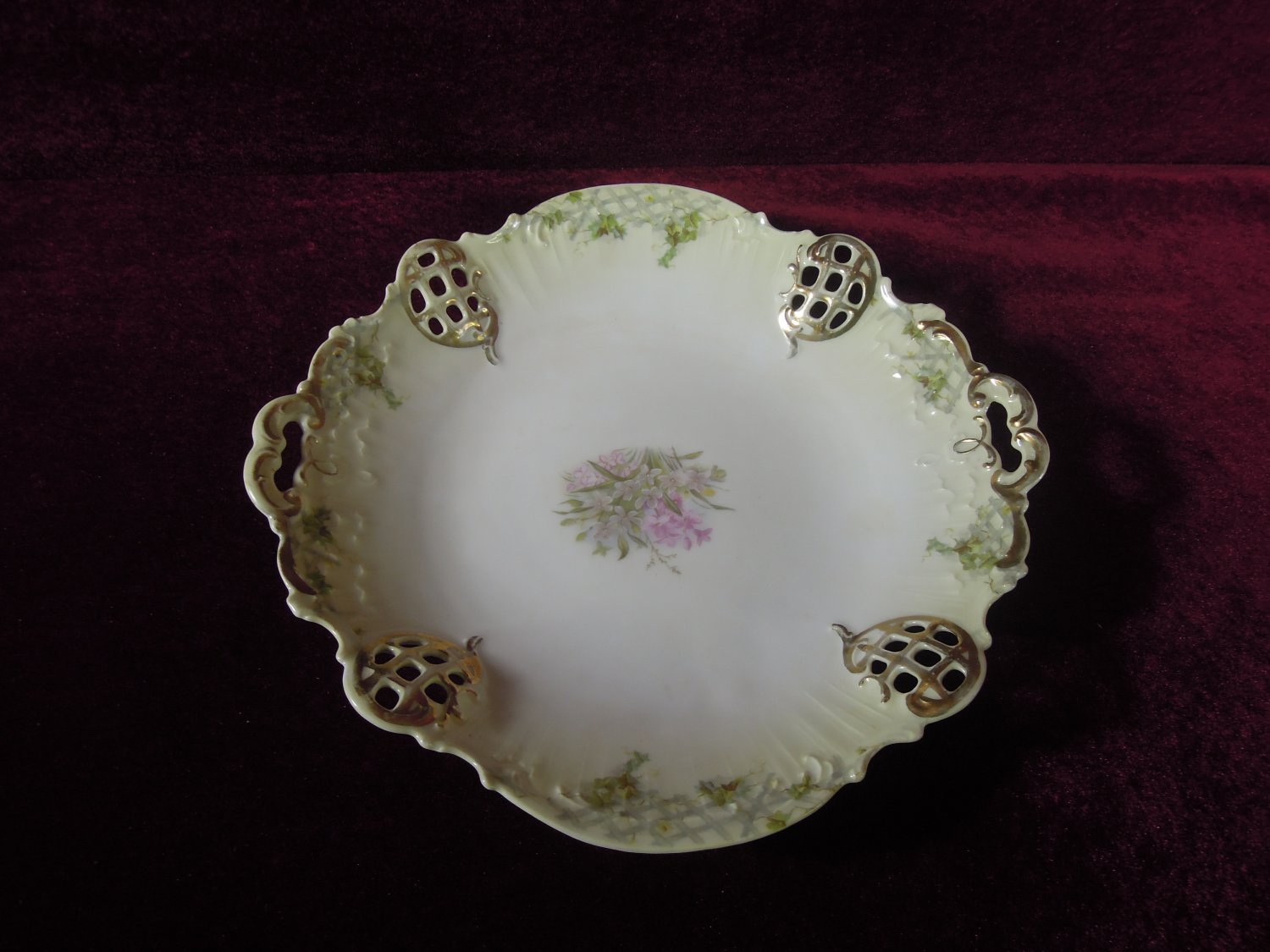 BRC Rosenthal Reticulated China Dish Moliere Germany