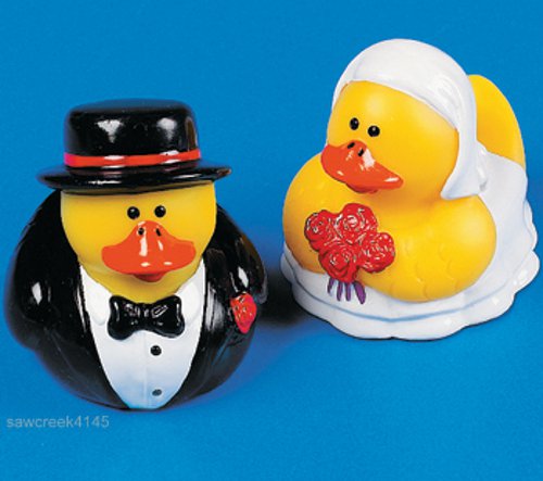 BRIDE/GROOM RUBBER DUCK