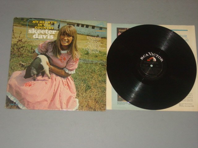 skeeter davis my heart's in the country rca victor lp 1966