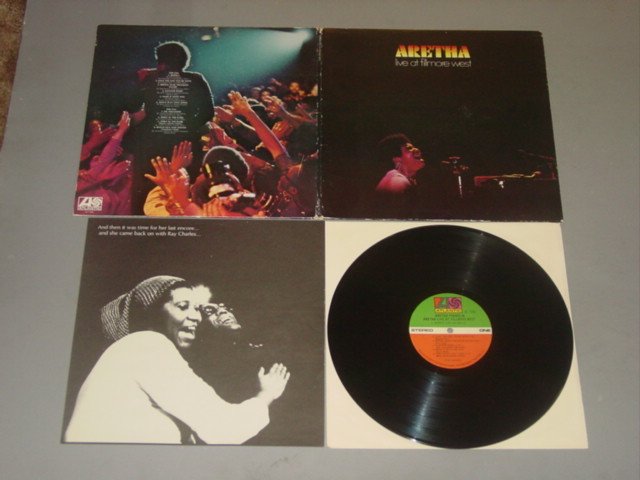 aretha franklin live at the fillmore west atlantic lp record 1971