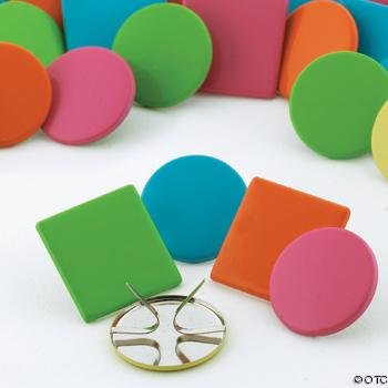 Tropical Jumbo Circle & Square Scrapbooking Brads