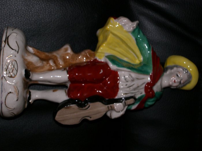 1824 Period Meissen ? Antique Figurine Man with Violin