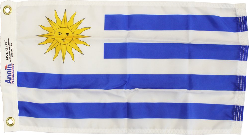 Uruguay - 12"X18" Nylon Flag