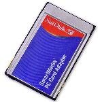 SanDisk Smart Media Memory Card Reader PC Card Adapter