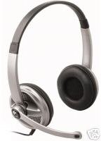 Logitech Premium Stereo Skype/VoIP PC Headset w/mic+vol