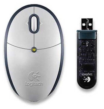 Logitech Cordless Mini Optical Wireless Notebook Mouse