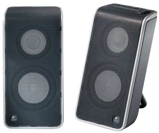 Logitech V20 Portable USB Notebook Laptop PC Speakers