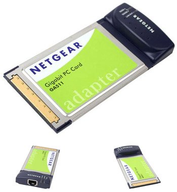 Netgear GA511 10/100/1000 Gigabit Network Notebook Card