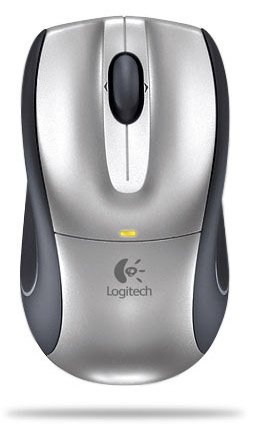 Logitech V320 Cordless Optical Wireless Notebook Mouse