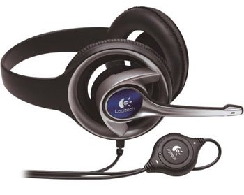 Logitech Precision PC Gaming Stereo Headset behind-neck