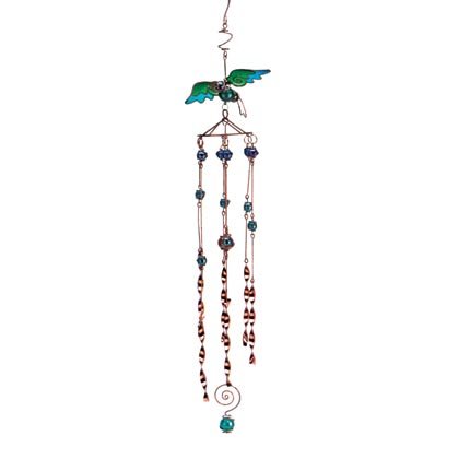 Copper Plated Hbird Windchimes