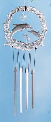 Dolphin Stone Wind Chimes