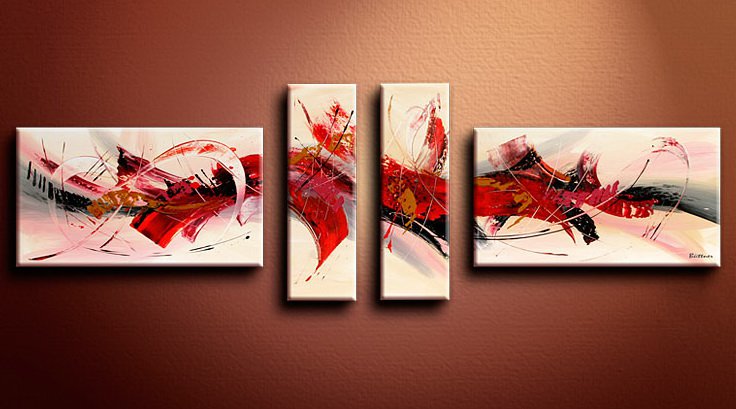 Framed!! Skilled Artist 100% Handmade Huge Wall Art Abstract Oil Painting on Canvas for Home Decor