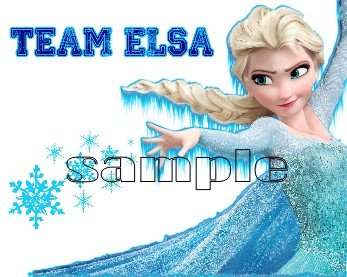 Frozen Team Elsa child's T-Shirt Size Large