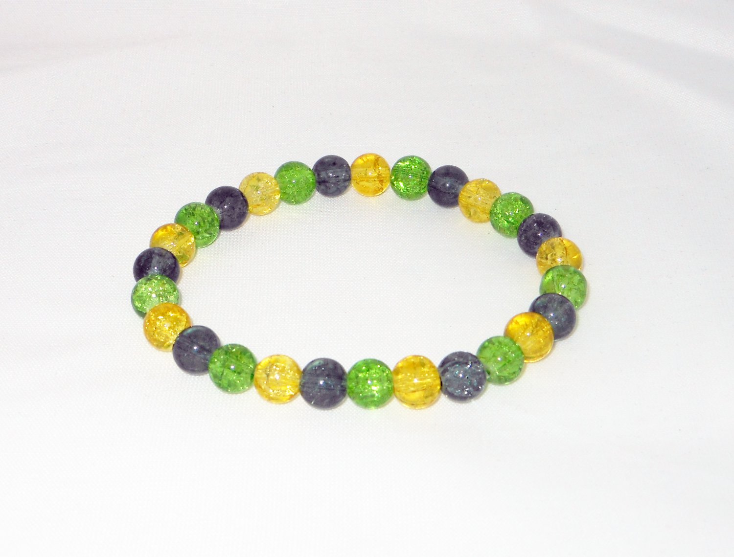 Jamaica Inspired Glass Bracelet