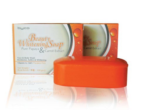 Beauty Whitening Soap with Papaya and Carrot extract