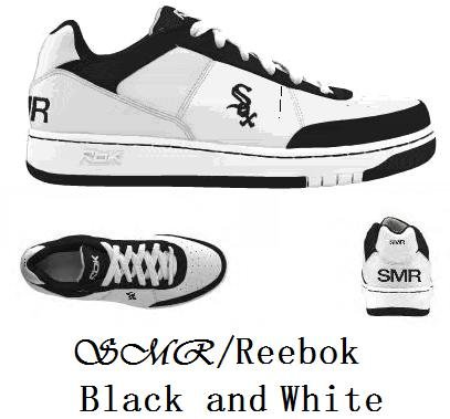 SMR Reebok black and white