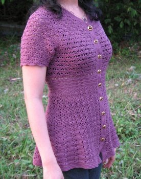 Orchid Crochet Top Pattern in PDF File