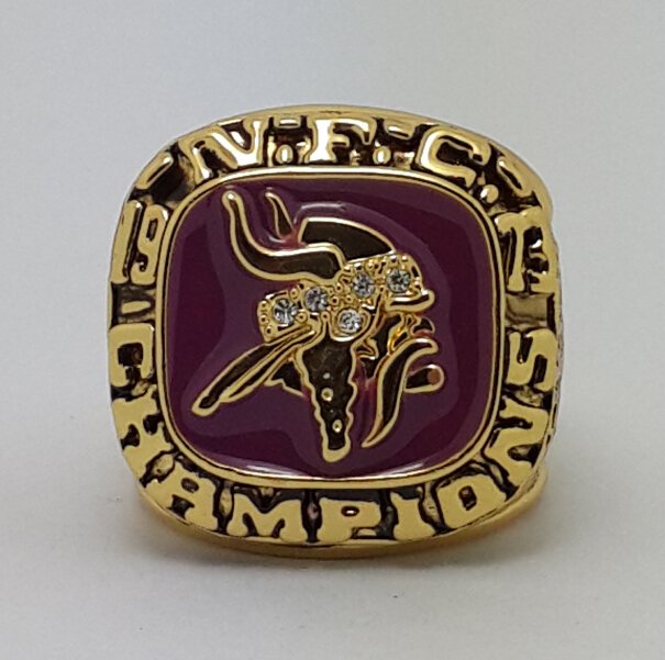 1973 Minnesota Vikings NFC National Football Championship ring size 11 US