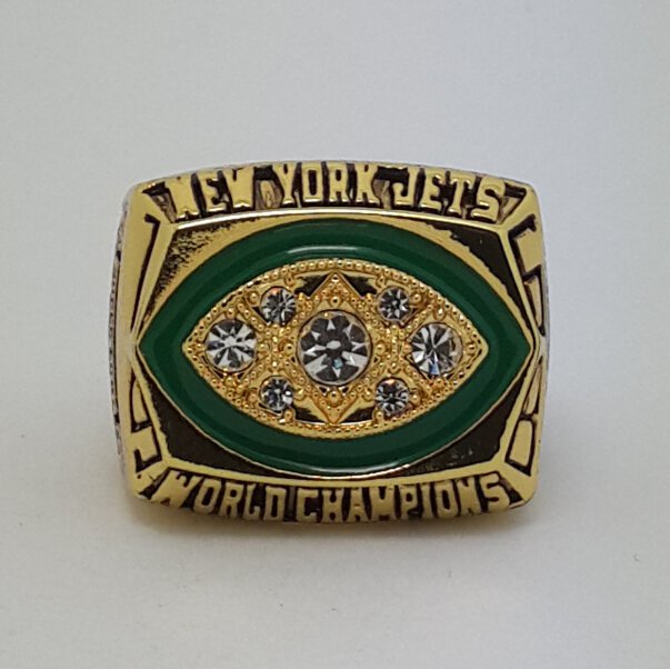 1968 New York Jets III super bowl championship ring size 11 US