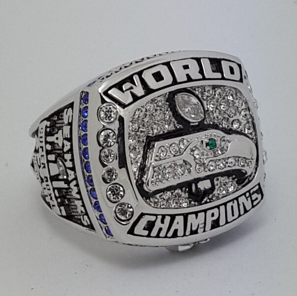 2013 Seattle Seahawks XLVIII super bowl championship ring size 10 US