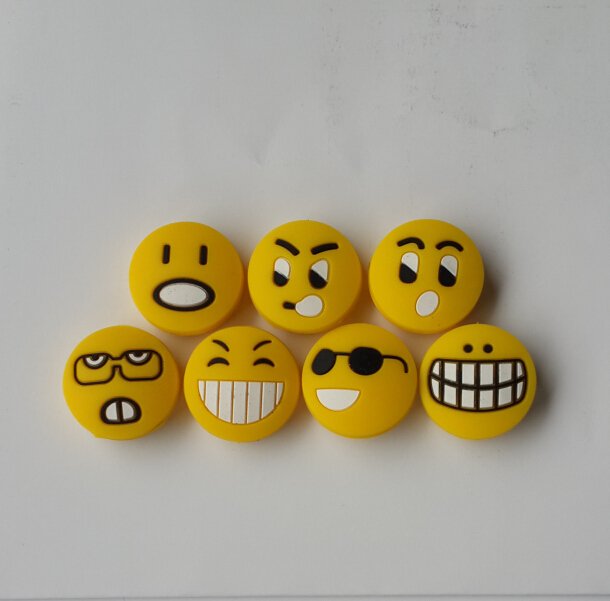 A set strange express smile tennis vibration dampener shock absorber 7pcs Nice Gift very nice