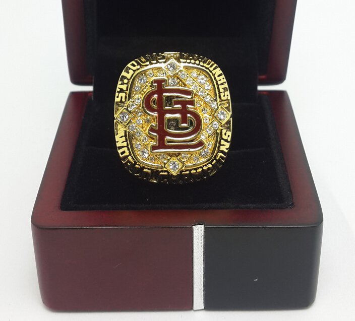 2006 St Louis Cardinals Baseball World series championship ring size 9-13 US with wooden box