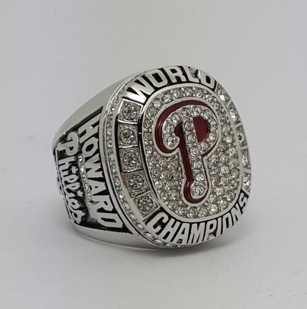 2008 Philadelphia Phillies Baseball HOWARD MLB championship ring size 9-14 US