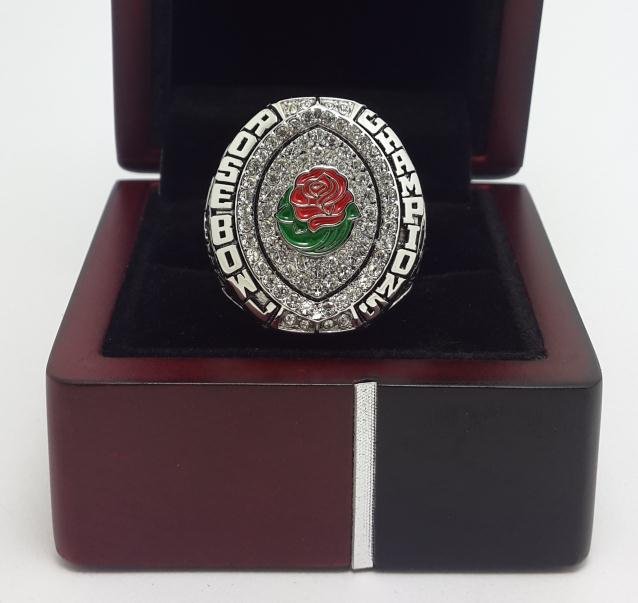 Oregon Ducks 2015 Rose Bowl Football Championship Ring MARIOTA NCAA size 9-14 US With wooden box