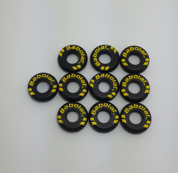 10PCS BLACK Square BABOLAT CUSTOM DAMP tennis vibration dampener shock absorber 006 Gift