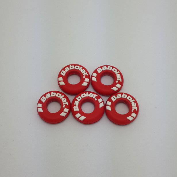 5PCS RED Square BABOLAT CUSTOM DAMP tennis vibration dampener shock absorber 006 Gift