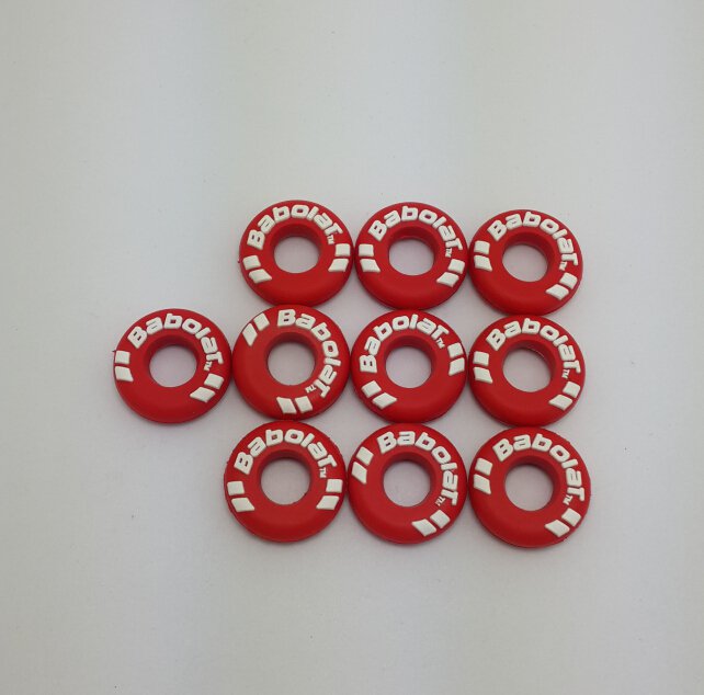 10PCS RED Square BABOLAT CUSTOM DAMP tennis vibration dampener shock absorber 006 Gift