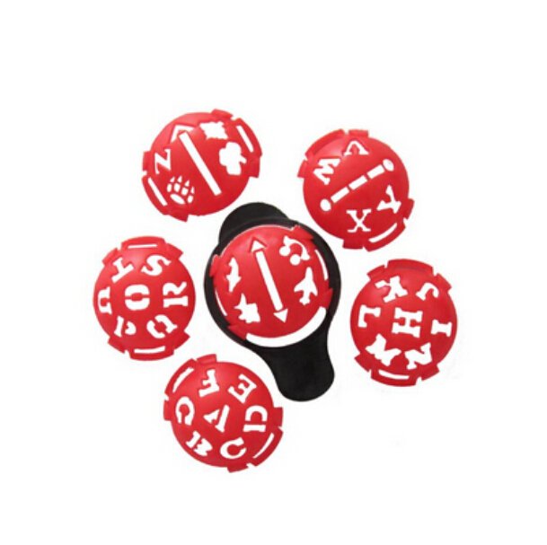 Golf Ball Line Liner Marker Template Drawing Alignment Tool Ball Monogrammers