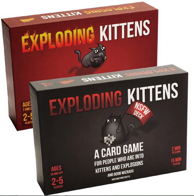 Exploding Kittens Card Game Bundle