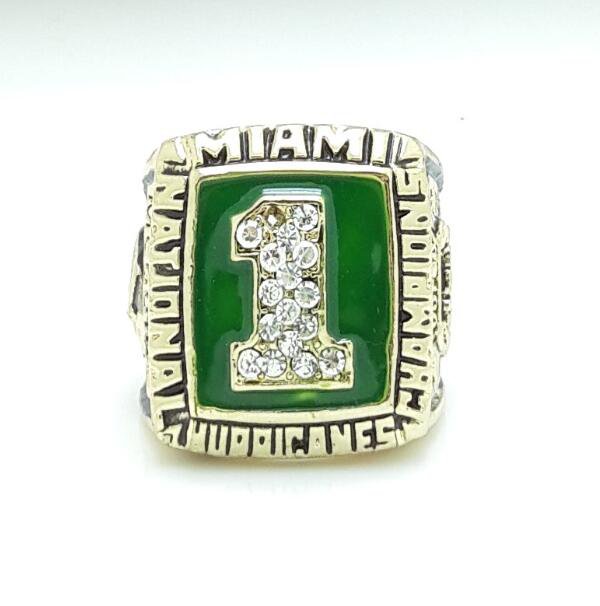 1989 Miami Hurricanes National Championship Ring size 11