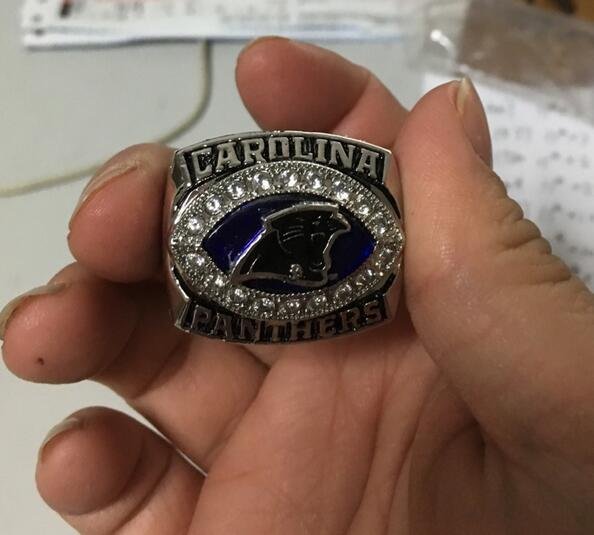 2003 Carolina Panthers NFC National Football Championship ring size 10-13 US