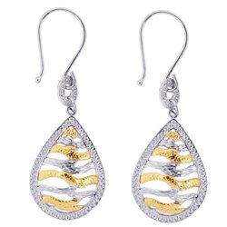 Royal Royal Duet Sterling Silver & 14K Gold Fancy Drop Earrings