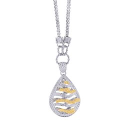 Royal Duet Sterling Silver & 14K Gold Necklace
