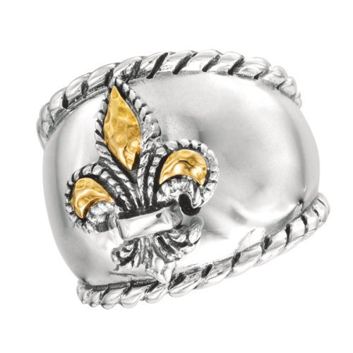 Phillip Gavriel 18k Gold & Sterling Silver Collection Ring silr117