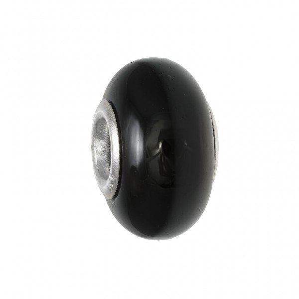 Personality black agate bead