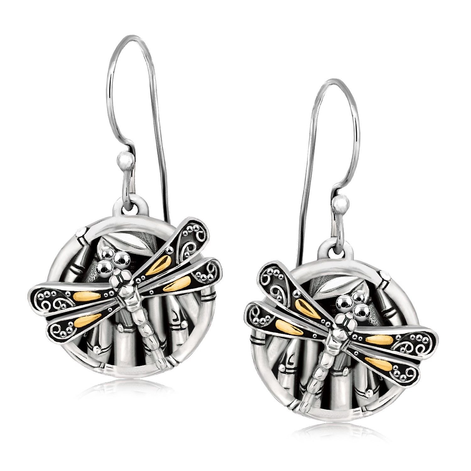 Phillip Gavriel 18K Yellow Gold & Silver earrings