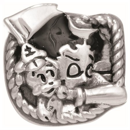 Personality jewelry collection Sterling Silver "Betty Boop" TM Enamel S.S. Betty Boop Bead