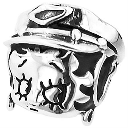 Personality jewelry collection Sterling Silver "Betty Boop" Enamel Motorcycle Bead