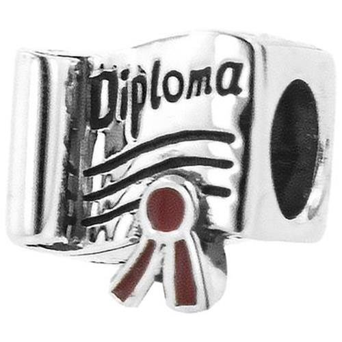 Personality Jewelry Collection Sterling Silver "Wizard of Oz" Enamel Diploma Bead