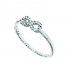 14k White Gold "Infinity" Diamond Ring