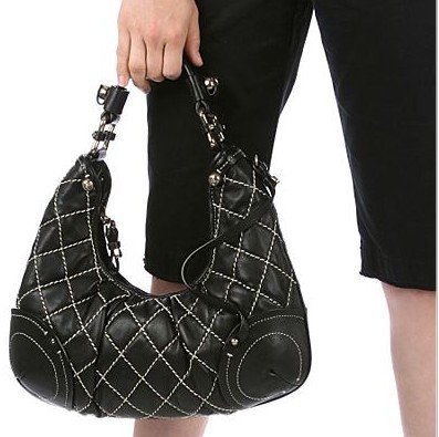 Juicy Couture Princess Quilt Leather Hobo Bag