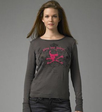 Juicy Couture Boyfriend Fitted Top T Shirt