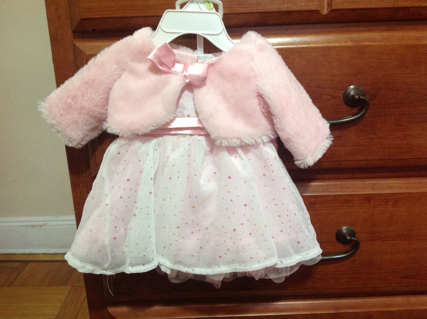 Pink party dress 0-3 months